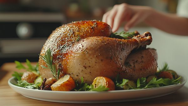 Delicious Roasted Brined Turkey Recipe