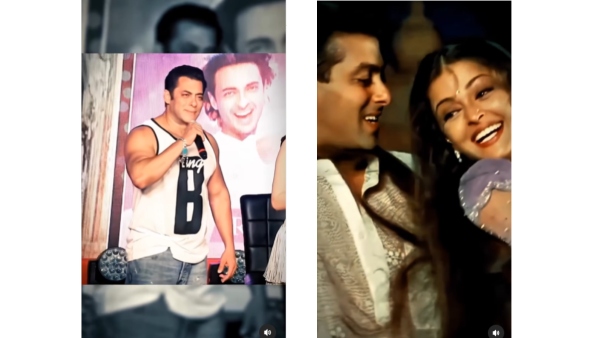 Screenshots from Salman Khan and Aishwarya Instagram Video