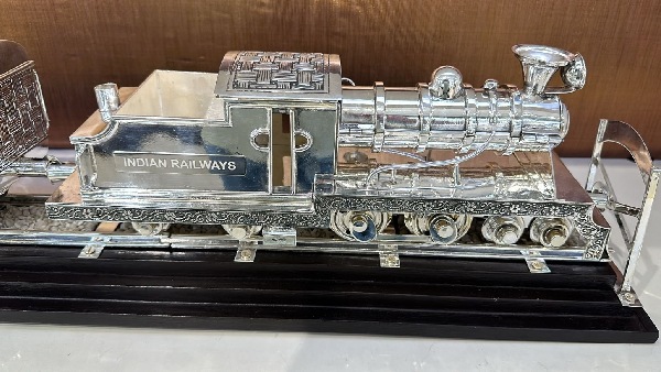 PM Modi s Thoughtful Gifts Antique Train Model And Pashmina Shawl For President Biden First Lady