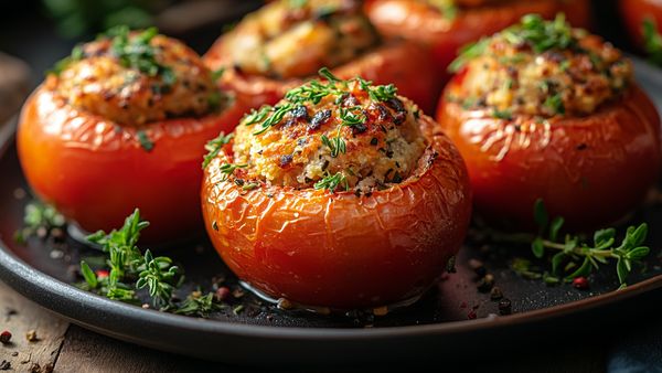 Easy Stuffed Tomatoes Recipe Easy Stuffed Tomatoes Recipe