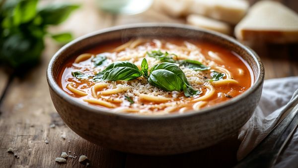 Easy Tomato Noodle Soup