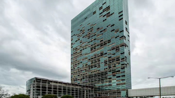 Hertz Tower Imploded In Lake Charles After Hurricane Damage