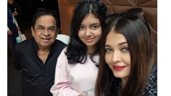 Aishwarya Rai Aaradhya Bachchan and Brahmanandam