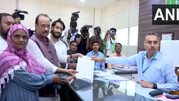 Ajit Pawar Files Nomination