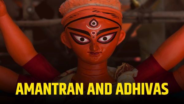 Amantran and Adhivas Durga Puja Rituals