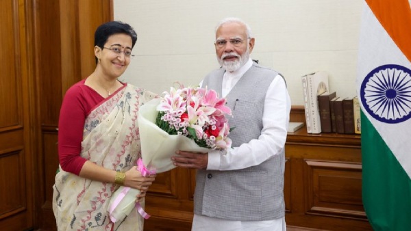 Delhi CM Atishi Meets PM Narendra Modi