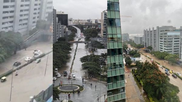 Bengaluru Flood Alert Manyata Tech Park And ORR Severely Waterlogged