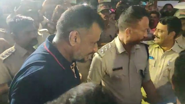 Darshan Thoogudeepa Heads to Wife Vijayalakshmi s House in Hosakerehalli Reunites With Son