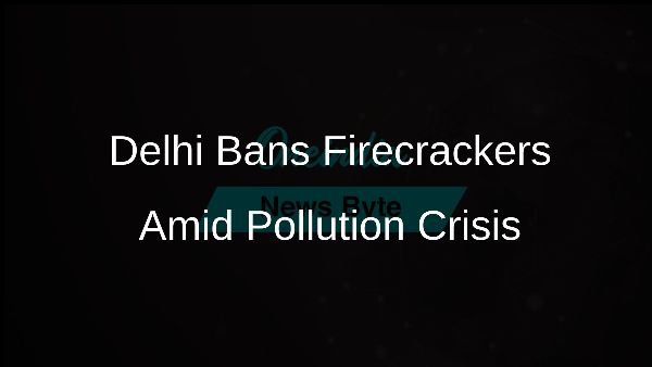 Delhi Bans Firecrackers Amid Pollution Crisis