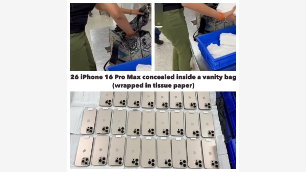 Delhi Customs Confiscate 26 iPhone 16 Pro Max Devices From Hong Kong Traveler