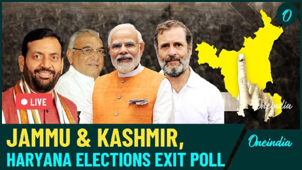 Live Exit Poll Results 2024 For Haryana and Jammu and Kashmir