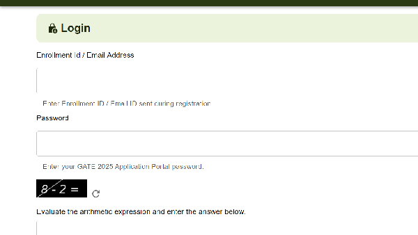 GATE 2025 Registration GATE 2025 Registration