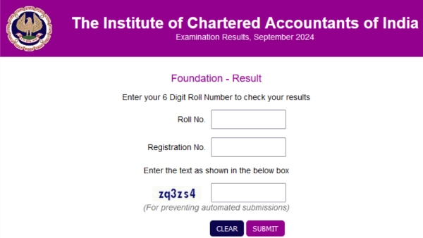 ICAI CA Inter And Foundation Results
