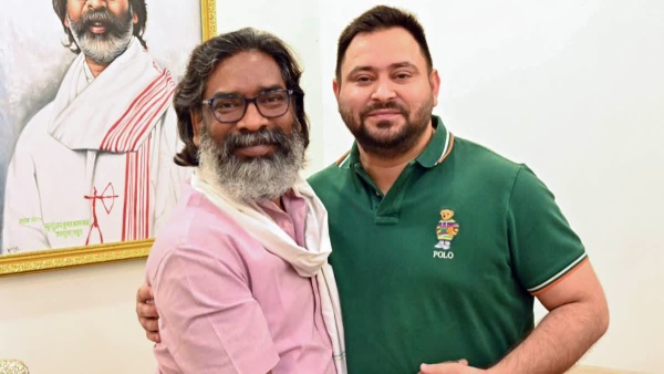 RJD leader Tejashwi Yadav and Jharkhand CM Hemant Soren