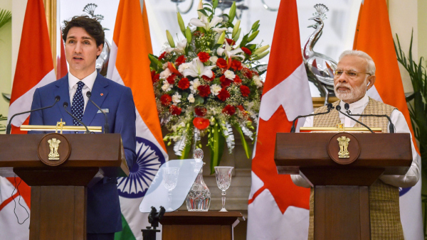 Prime Minister Narendra Modi and his Canadian counterpart Justin Trudeau