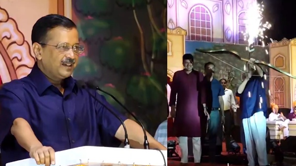 Arvind Kejriwal Attends Dussehra Event