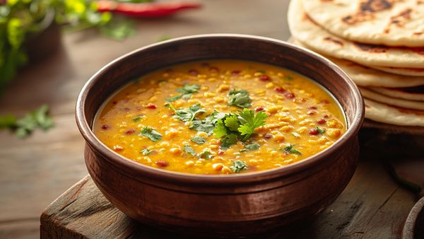 Delicious Khatti Dal with Tamarind Pigeon Peas