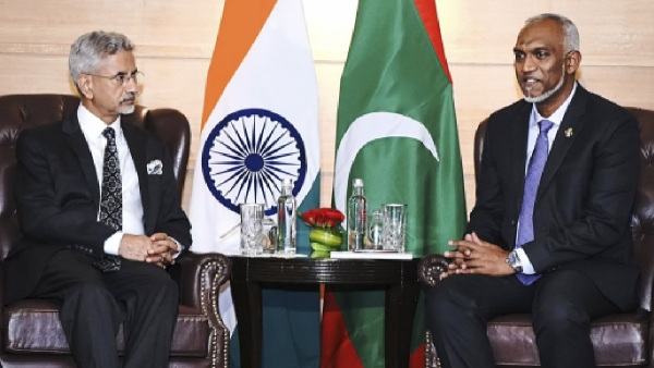 MEA S Jaishankar and Maldives President Mohamed Muizzu