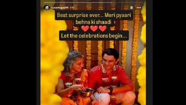 Actor Arjun Mathur Marries Girlfriend Tiya Tejpal - See Wedding Photo