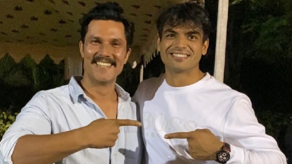 Neeraj Chopra and Randeep Hooda Neeraj Chopra and Randeep Hooda