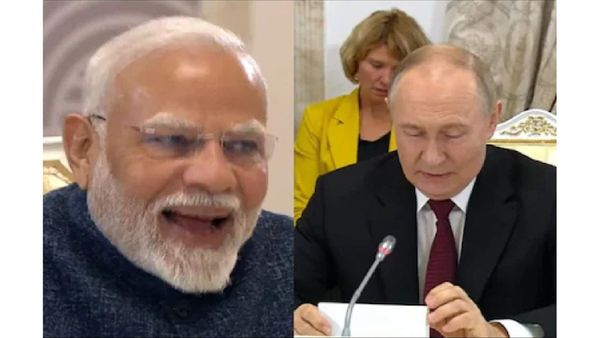 Prime Minister Narendra Modi and Russian President Vladimir Putin
