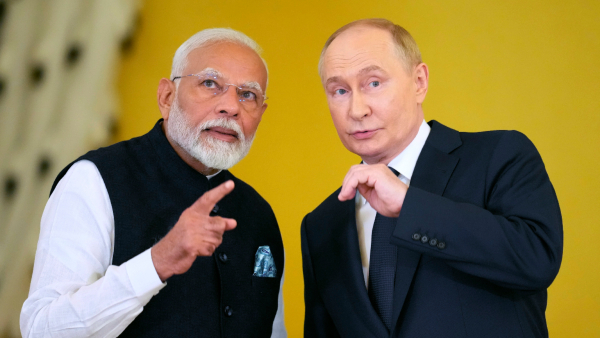 Russian President Vladimir Putin and Prime Minister Narendra Modi