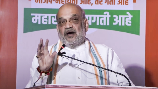 Amit Shah Slams Uddhav For Aligning With Congress Insulting Thackeray amp amp Savarkar