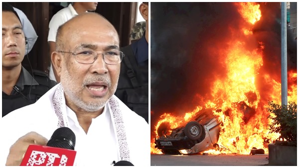 Manipur Violence Mob Attempts To Storm CM Biren Singh s Residence Curfew Imposed Internet Suspended