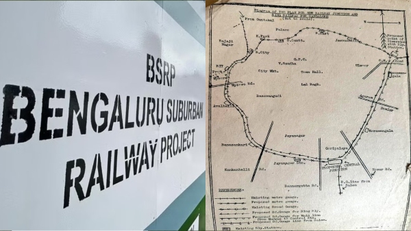1960s Map of Bengaluru Circular Railway 1960s Map of Bengaluru Circular Railway