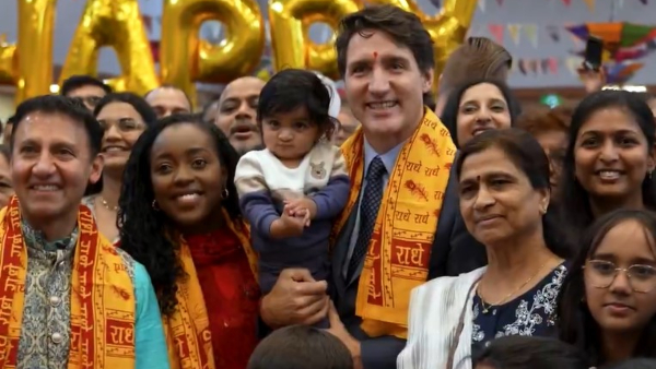 Justin Trudeau Shares Diwali Video