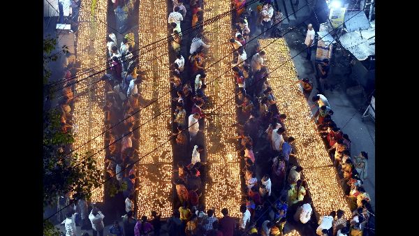 51,000 Diyas Illuminate Varanasi for Dev Deepawali