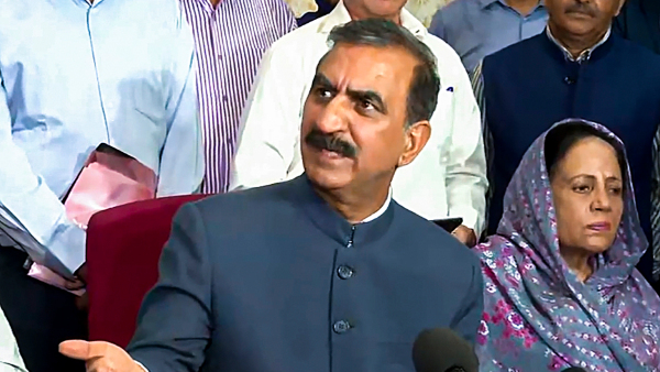 Himachal Pradesh Chief Minister Sukhvinder Singh Sukhu