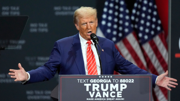 Republican presidential nominee former President Donald Trump