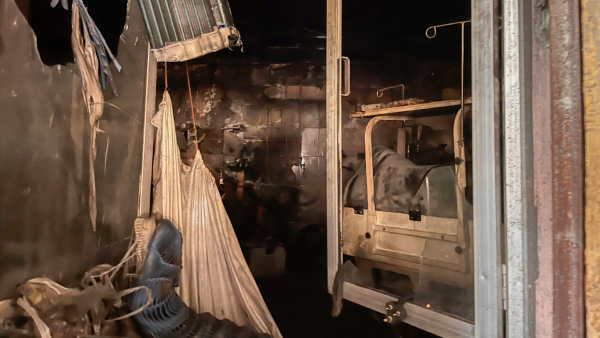 Charred remains inside the Neonatal Intensive Care Unit NICU are seen after a fire at the Maharani Laxmi Bai Medical College in Jhansi district early Saturday Nov 16 2024 Charred remains inside the Neonatal Intensive Care Unit NICU are seen after a fire at the Maharani Laxmi Bai Medical College in Jhansi district early Saturday Nov 16 2024