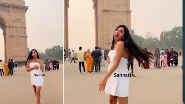 Kolkata Model s Bold Dance In Towel At India Gate Leaves Internet Divided Kolkata Model s Bold Dance In Towel At India Gate Leaves Internet Divided