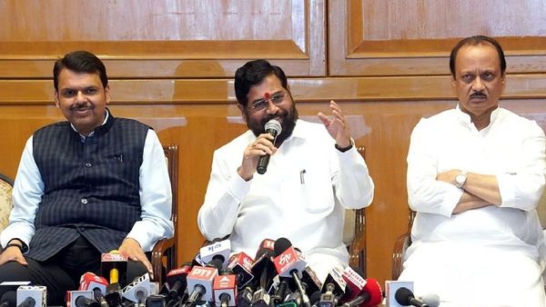 Maharashtra CM Eknath Shinde Deputy CMs Devendar Fadnavis and Ajit Pawar
