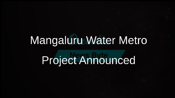 Mangaluru Water Metro Project Announced
