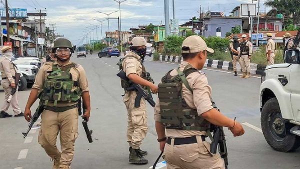 Security Forces In Manipur File Photo