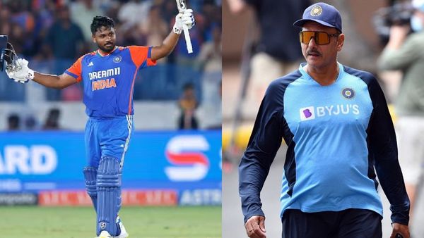 Sanju Samson and Ravi Shastri