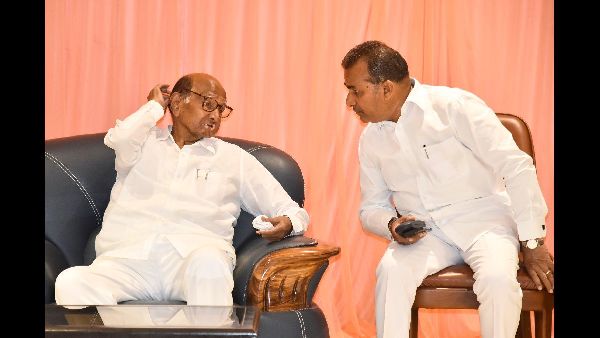 Pawar and Chavan Discuss Election Results