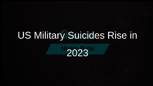 US Military Suicides Rise in 2023