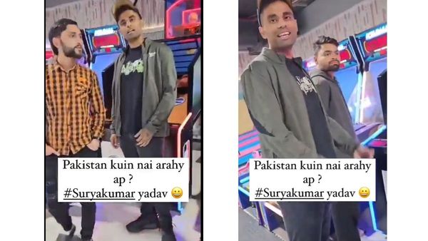 Surya Kumar Yadav and Rinku Singh in a viral video