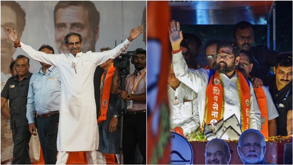 Maha Polls Eknath Shinde s Winning Legacy War aAgainst Uddhav Thackeray Trends Show Shiv Sena Ahead Of UBT