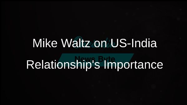 Mike Waltz on US-India Relationships Importance