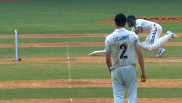 Virat Kohli Gets Run-Out In Mumbai Test Virat Kohli Gets Run-Out In Mumbai Test