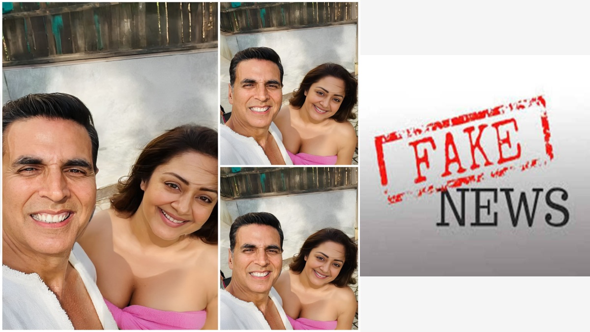 This Obscene Picture Of Jyothika With Akshay Kumar Is Fake - Oneindia News