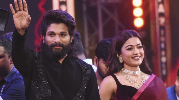 Pushpa 2 actors Allu Arjun and Rashmika Mandhana