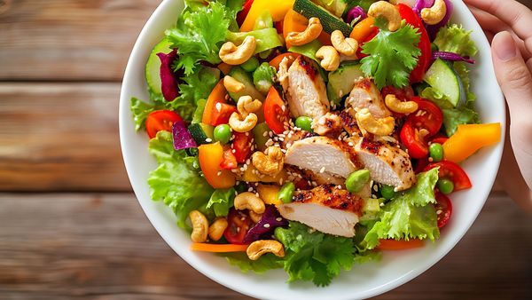 Quick Asian Inspired Chicken Salad Recipe
