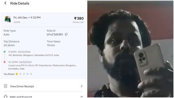 Bengaluru Auto Driver Harasses Youth