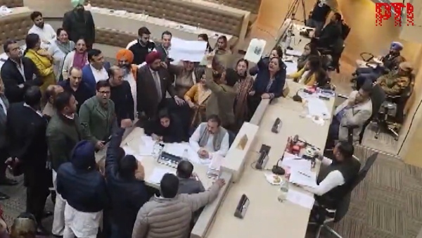 Chandigarh Municipal Body Scuffle